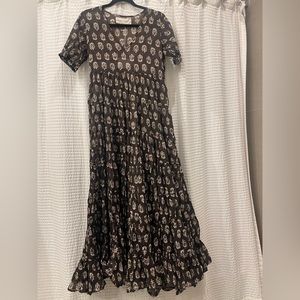 NWT Daughters of India Chaaya Maxi Dress ~ Eggplant (size XS)